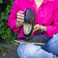 handmade barefoot shoes for women bitter brown