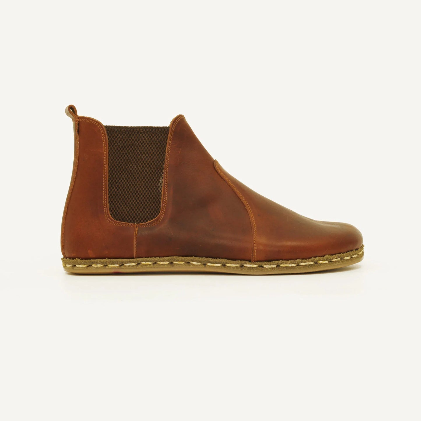 handmade chelsea barefoot brown womens boots