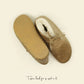 handmade grounding ankle boots light brown leather women comfort