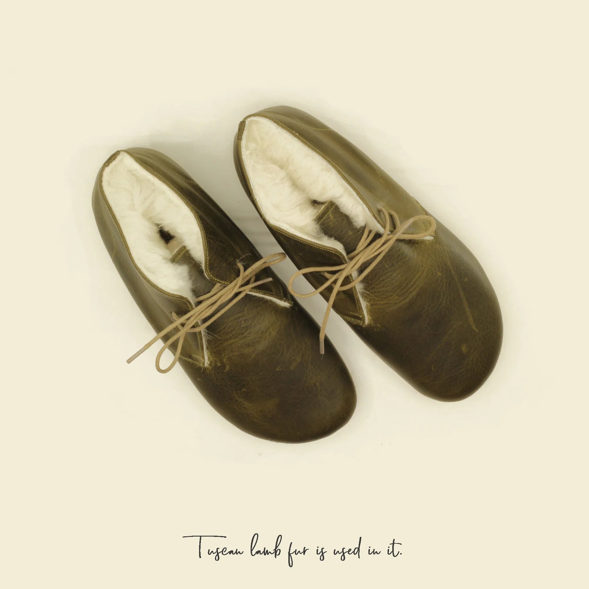 handmade grounding ankle boots military green leather women