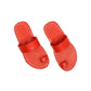 handmade one toe red leather slippers women