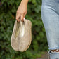 handmade suede barefoot loafers women milky brown