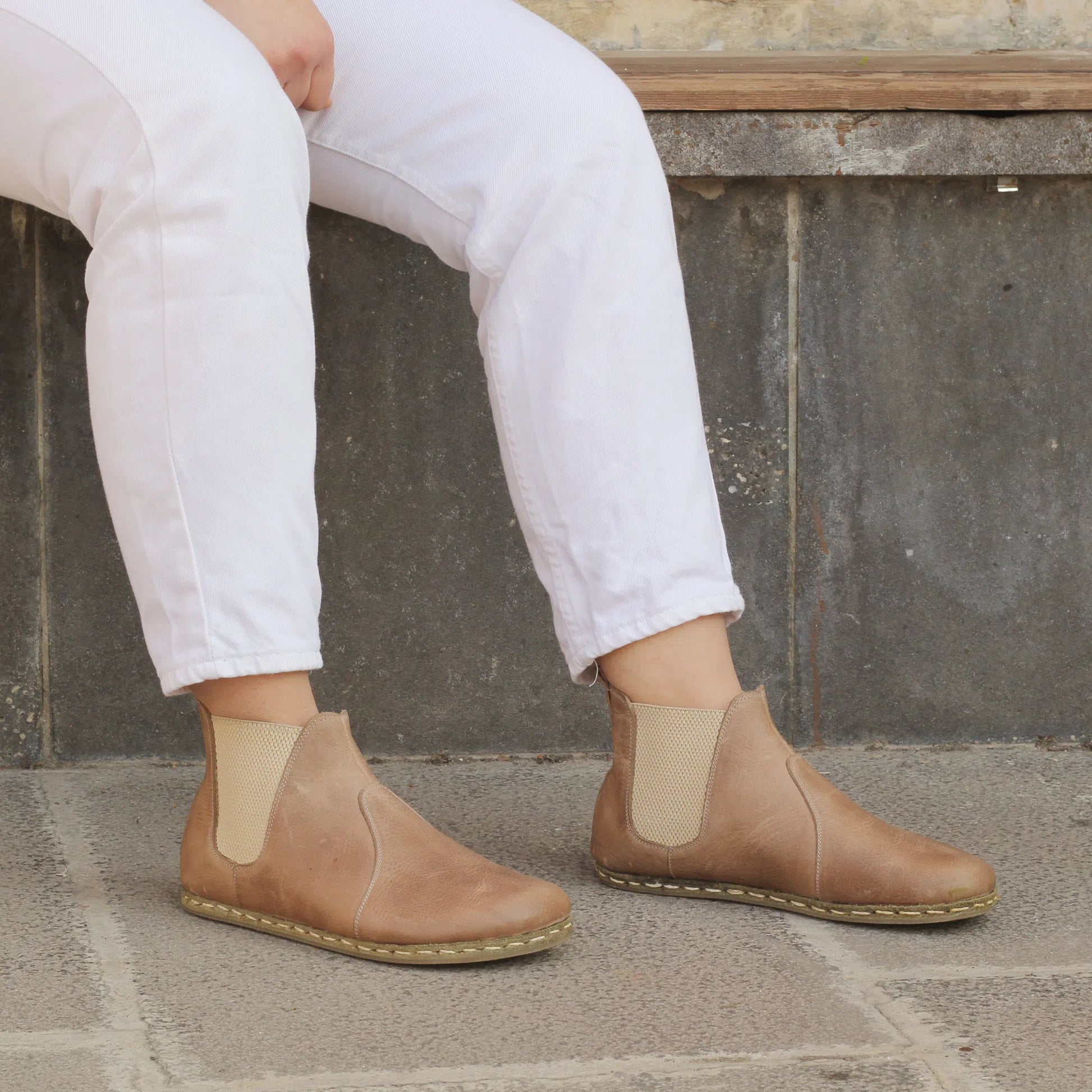 handmade vision chelsea barefoot boots for women