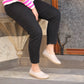 handmade womens cream barefoot casual loafers