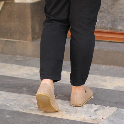 handmade womens casual barefoot loafers crazy vision