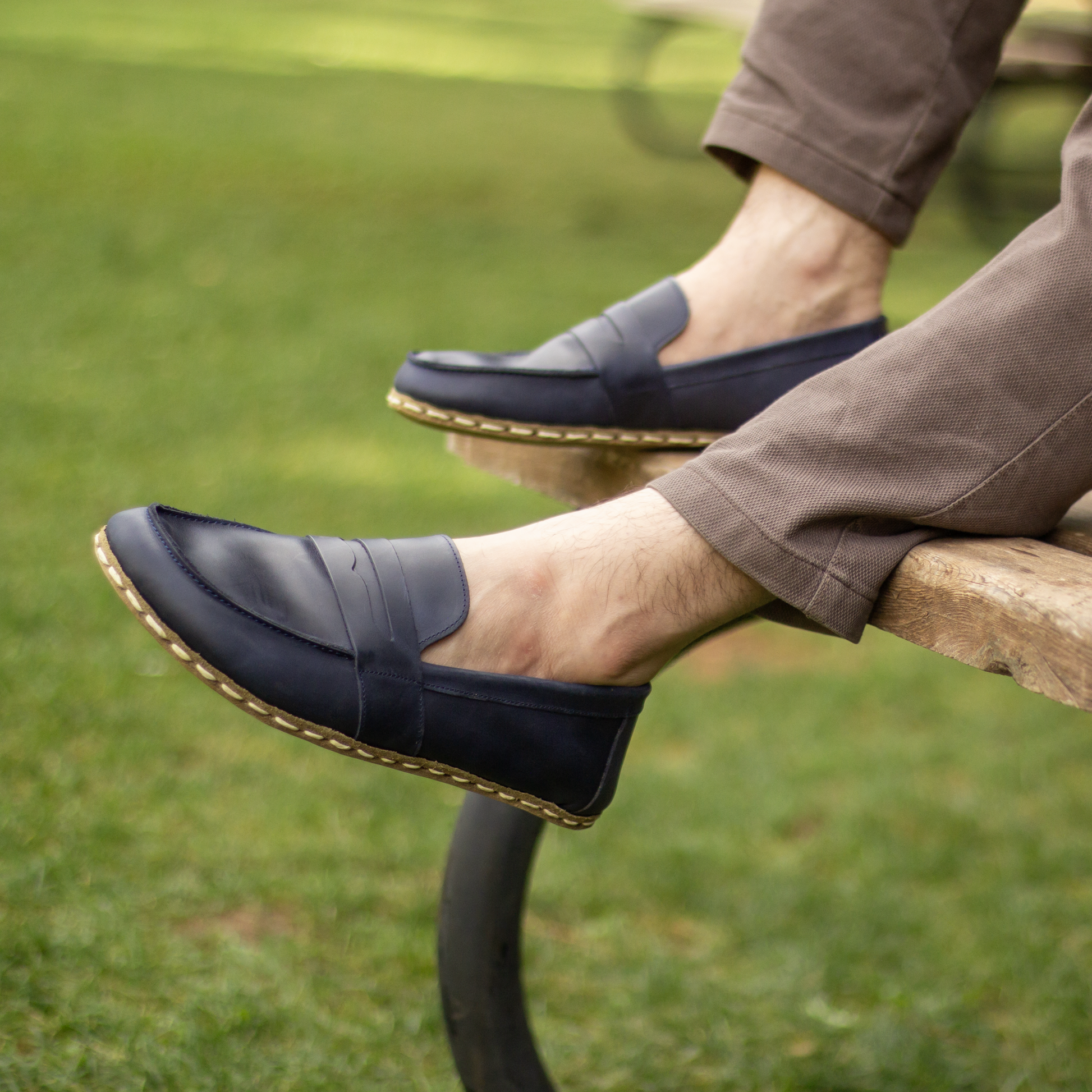 leather mens barefoot shoes black