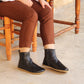 lightweight womens black barefoot hiking leather boots

