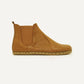 matte brown womens handmade chelsea barefoot leather boots