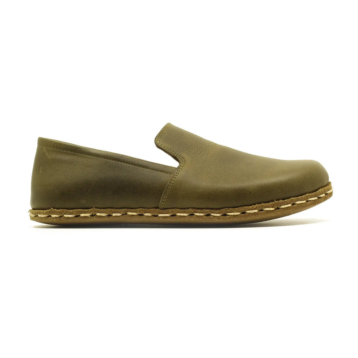 mens barefoot shoes military green