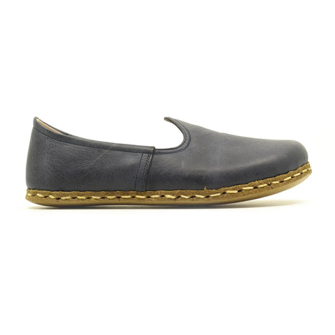 mens barefoot shoes navy blue comfort