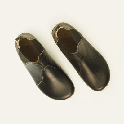 mens black handmade chelsea barefoot boots