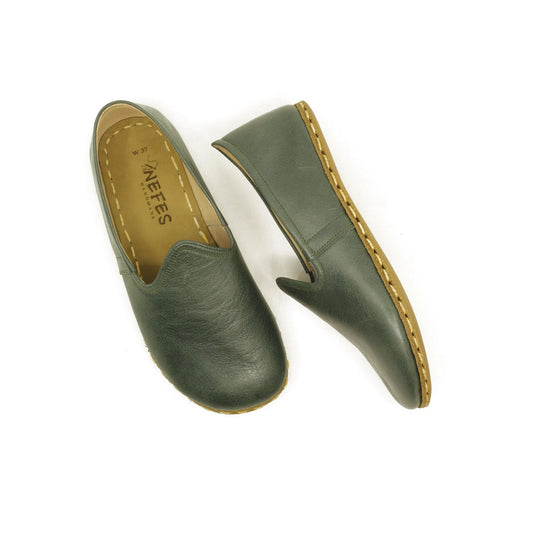 mens green barefoot grounding shoes for walking