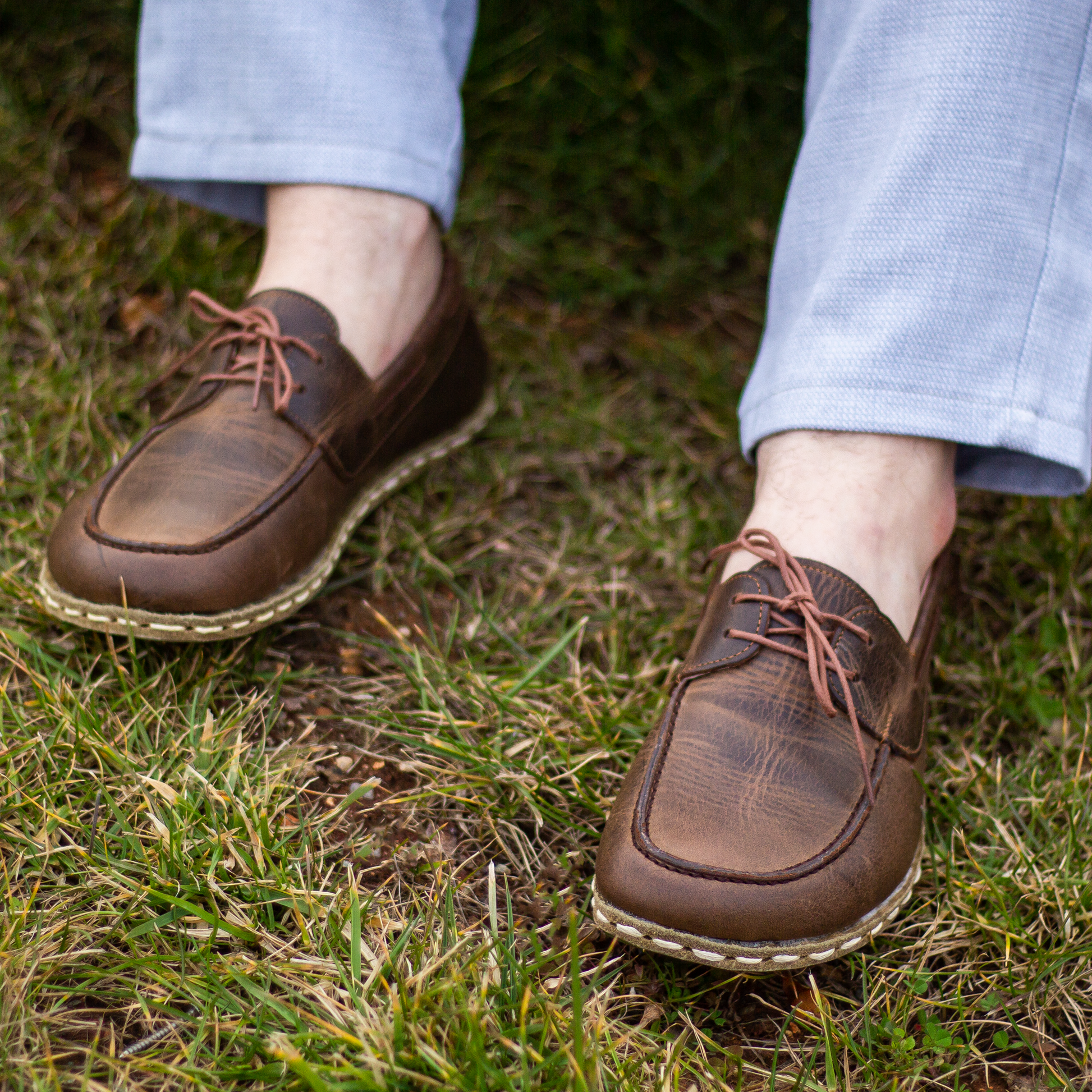 Barefoot Earthing Shoes Classic Brown Men Nefes Shoes