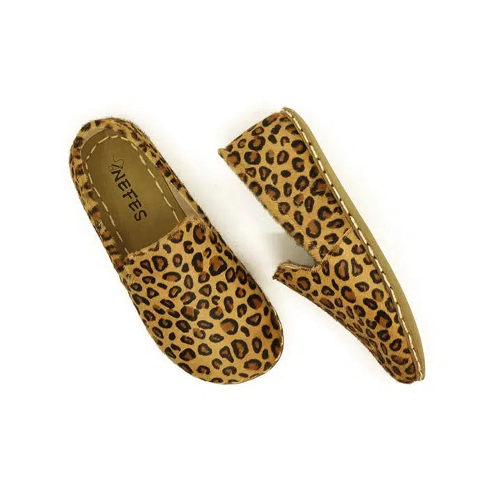 mens leopard style barefoot shoes