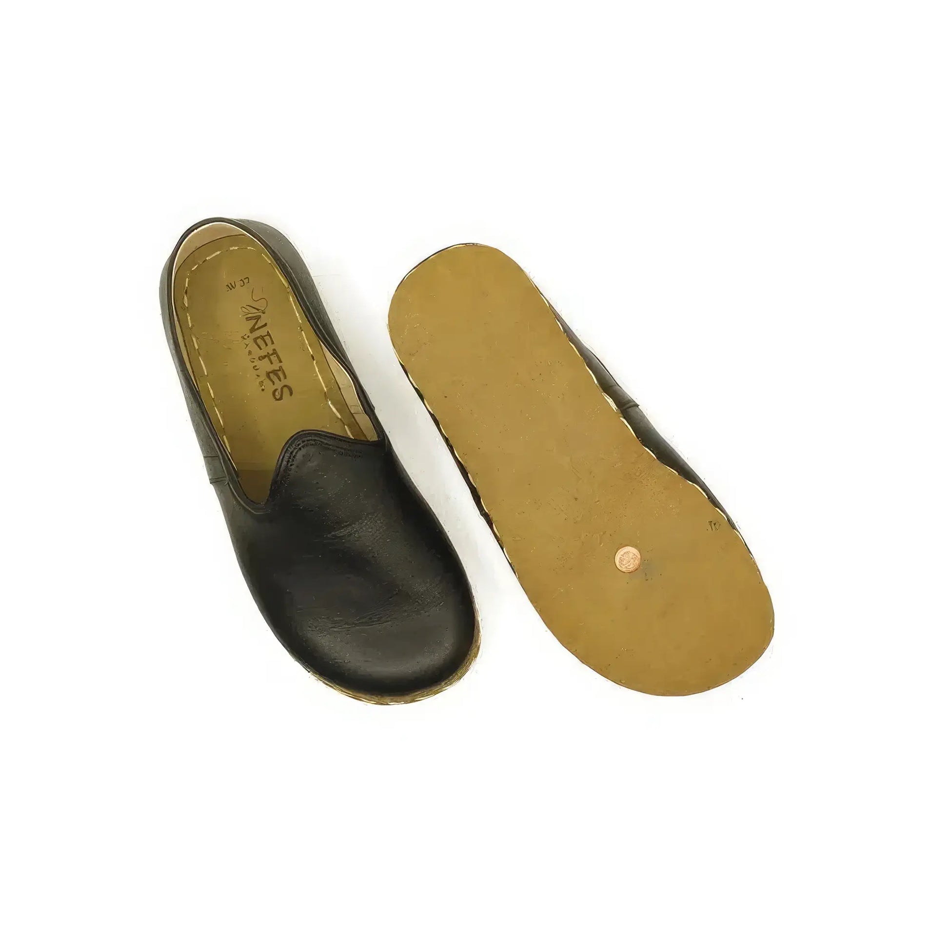 mens minimalist grounding shoes black leather