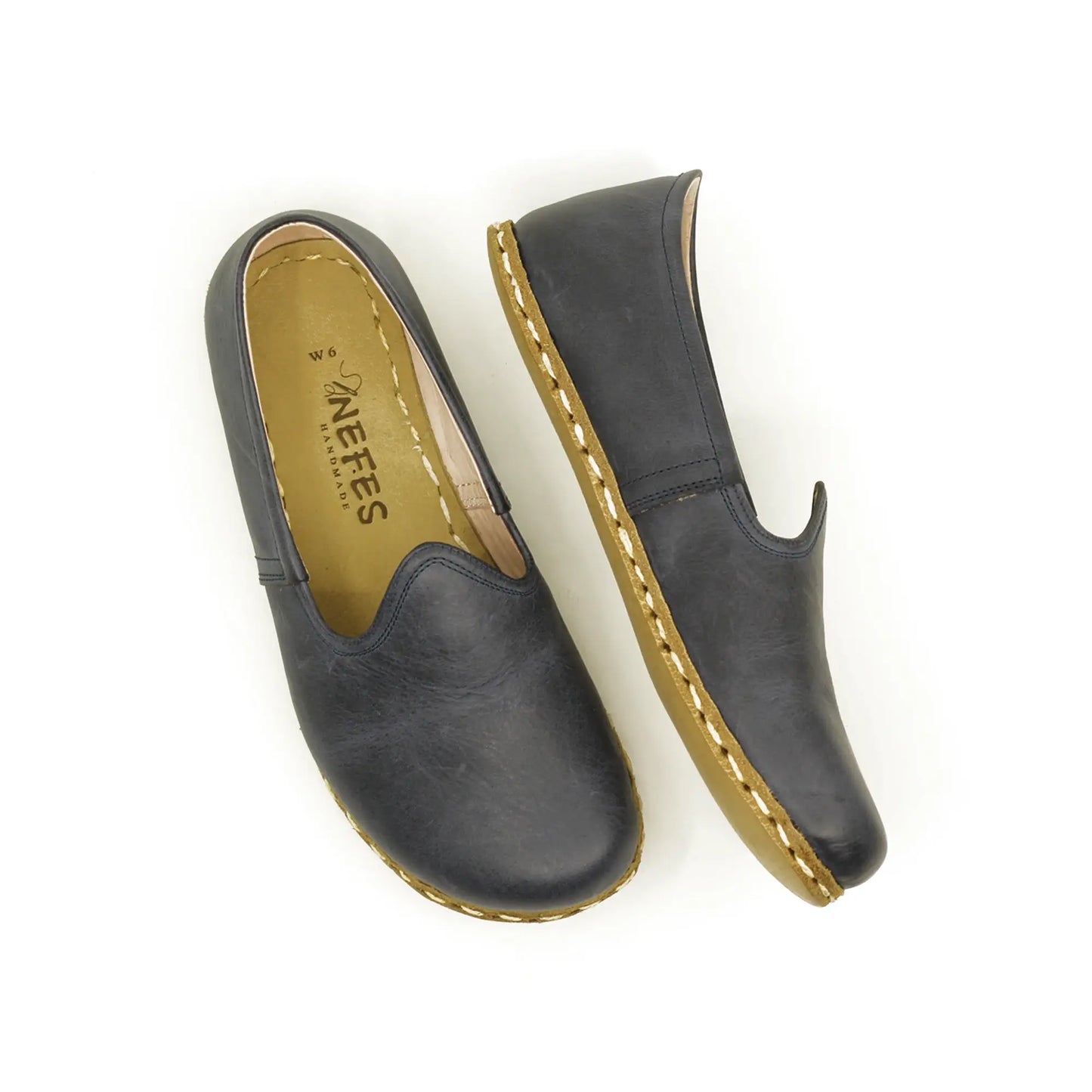 mens navy blue flexible barefoot shoes