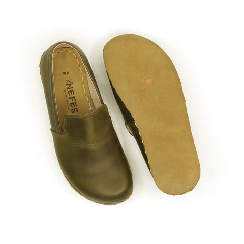 military green mens grounding barefoot shoes