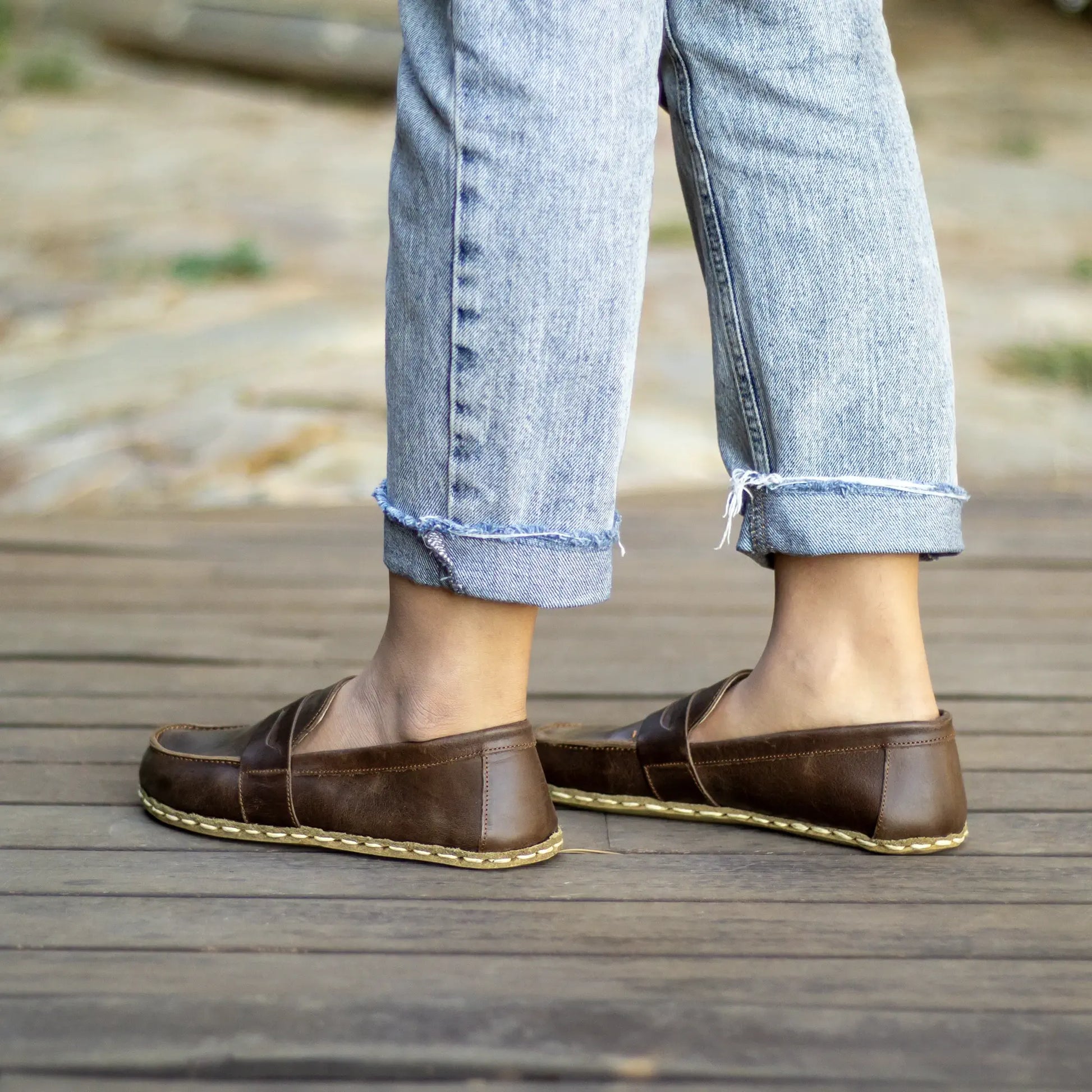 minimalist barefoot earthing shoes crazy classic brown women