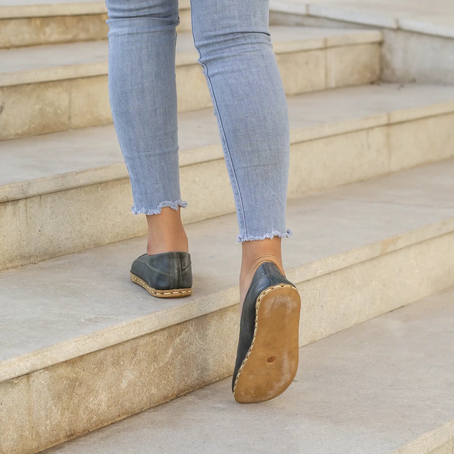 minimalist barefoot flat shoes women toledo green