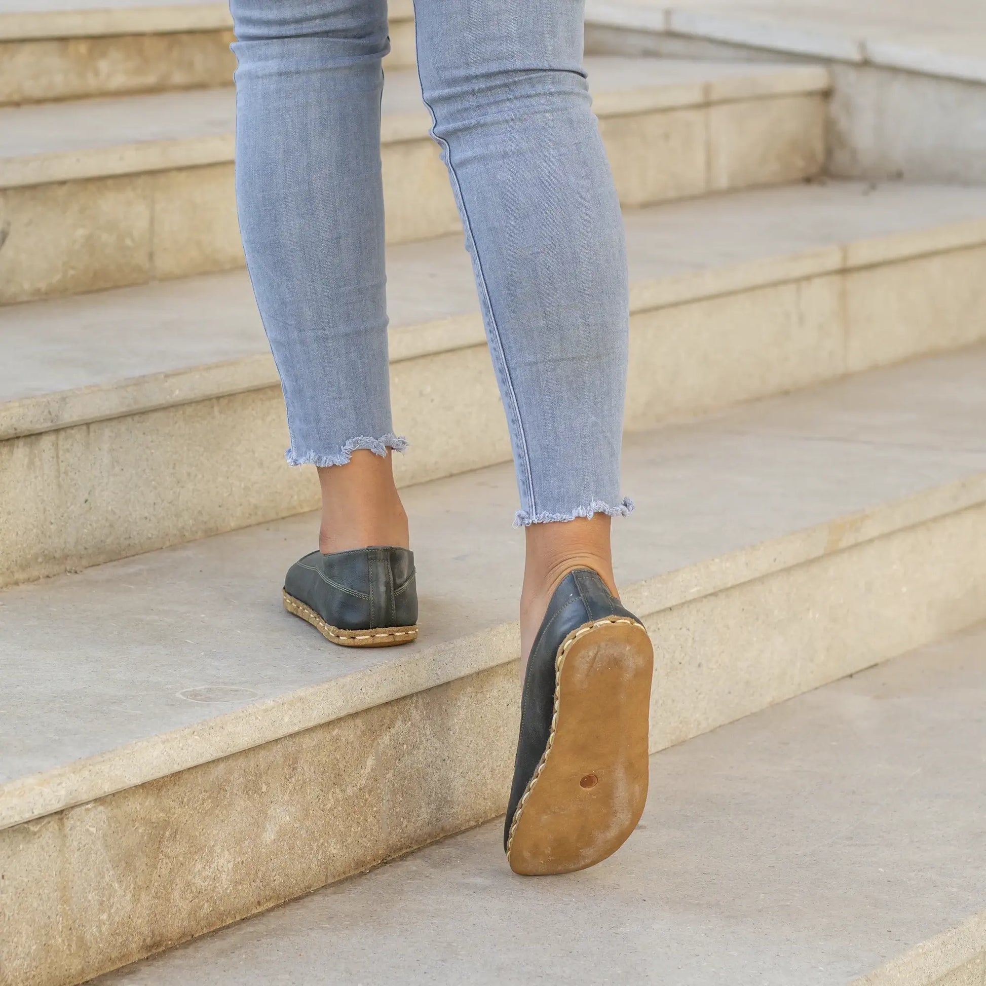 minimalist barefoot flat shoes women toledo green