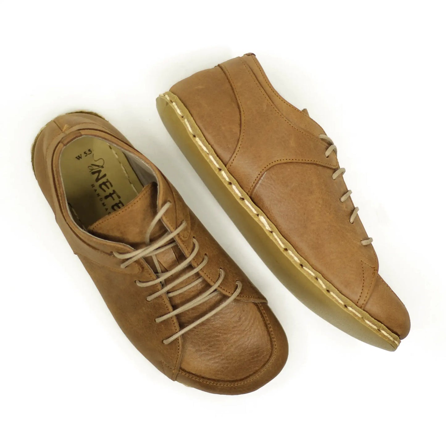 minimalist barefoot sneaker men matte brown
