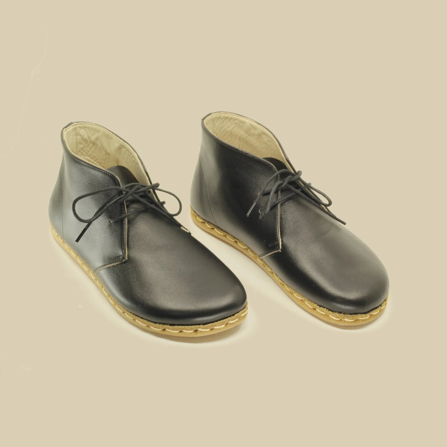 minimalist grounding oxford boots women black leather look