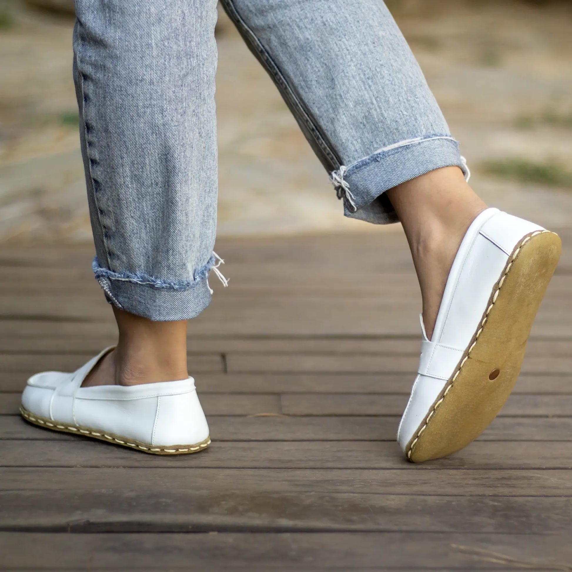 natural barefoot earthing shoes white women