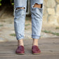 natural grounding barefoot shoes crazy burgundy women