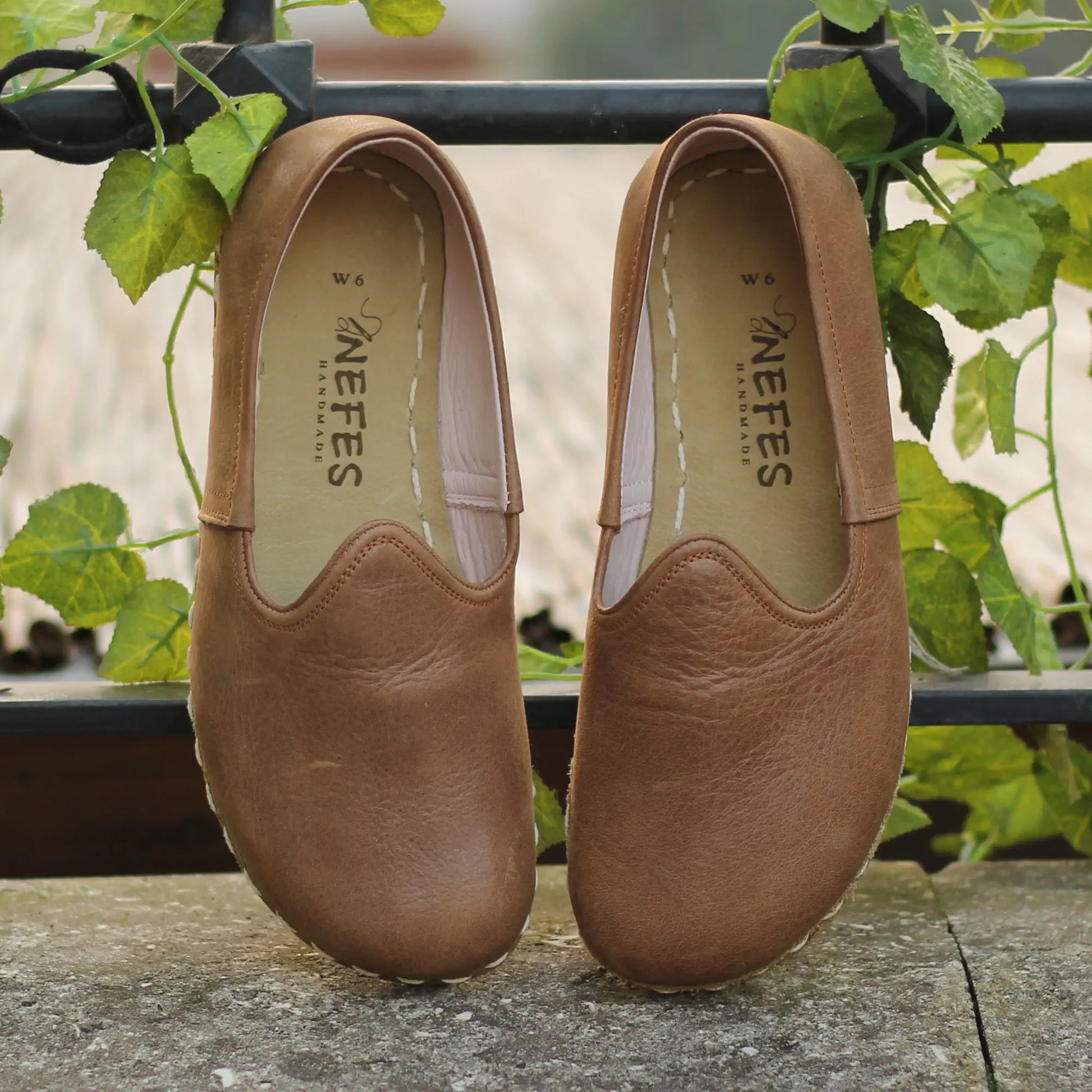 natural grounding barefoot shoes mens matte brown