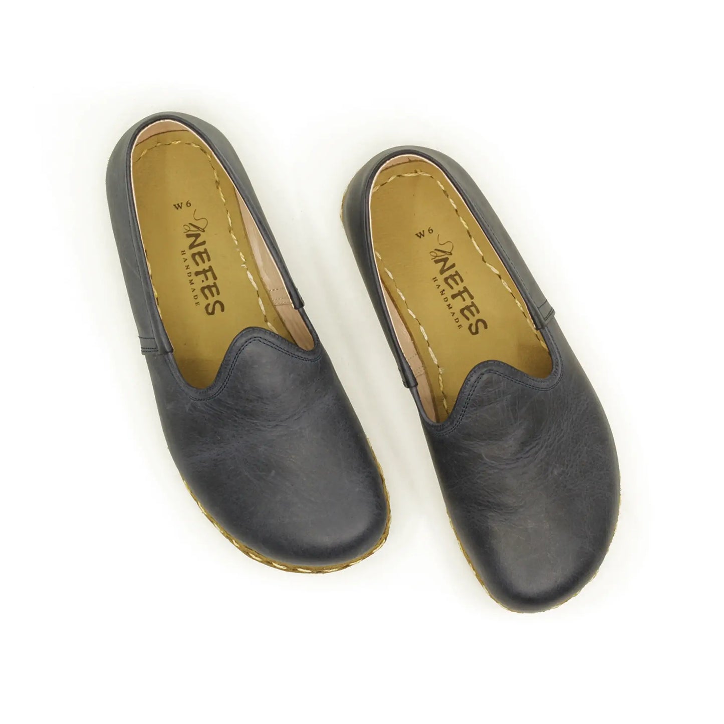 navy blue minimalist barefoot shoes men