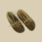 outdoor womens olive green leather oxford earthing boots