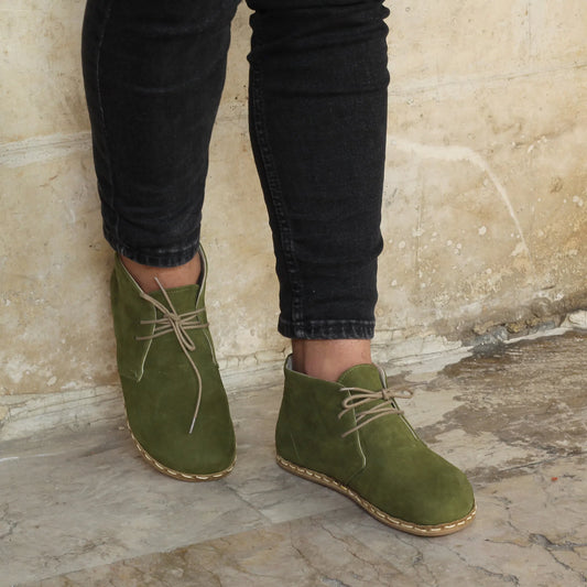 oxford earthing boots green mens