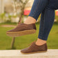 oxford style lace up brown womens shoes
