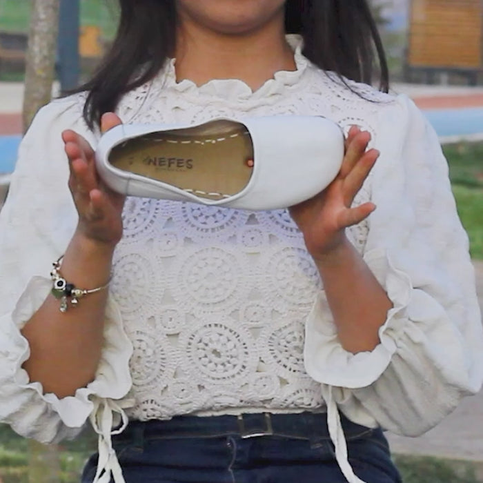 Barefoot Flat Shoes White for Women