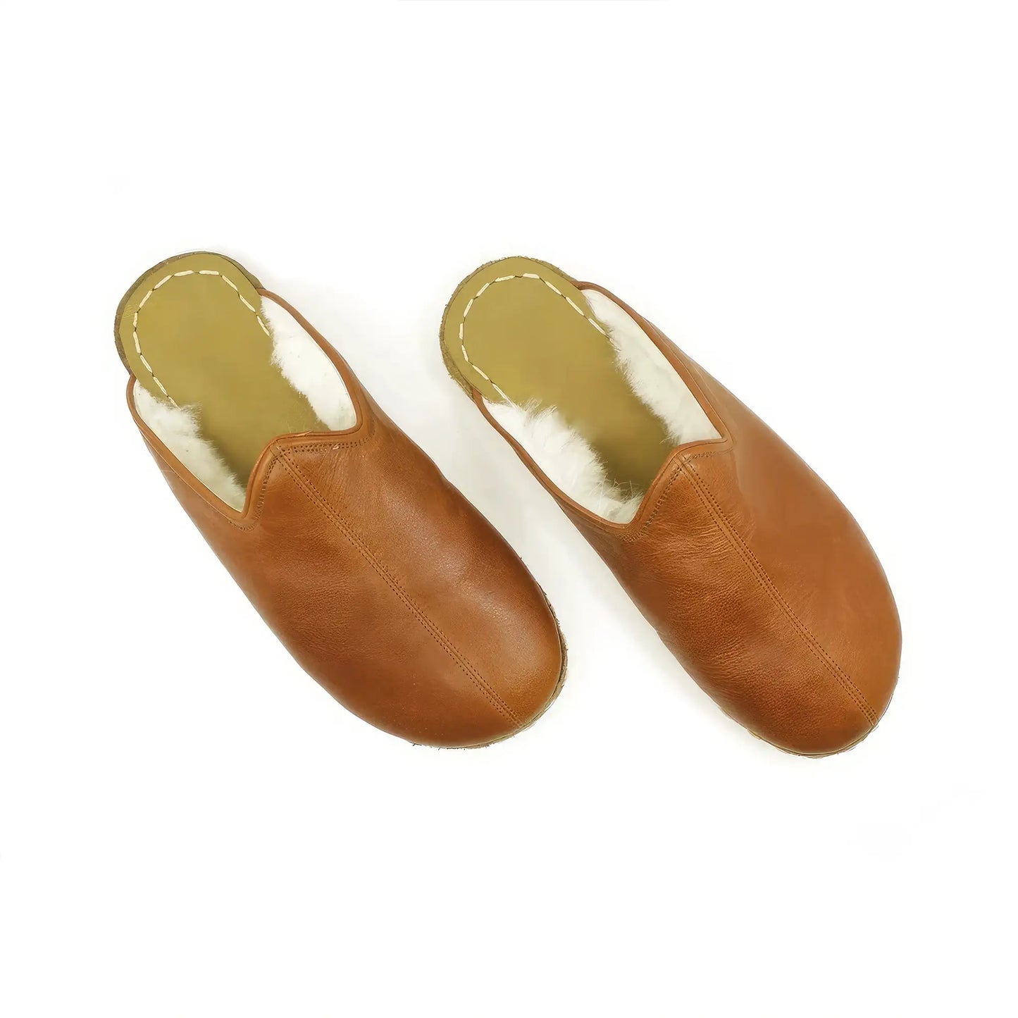 sheepskin antique brown womens slippers
