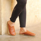 soft sheepskin house slippers women antique brown