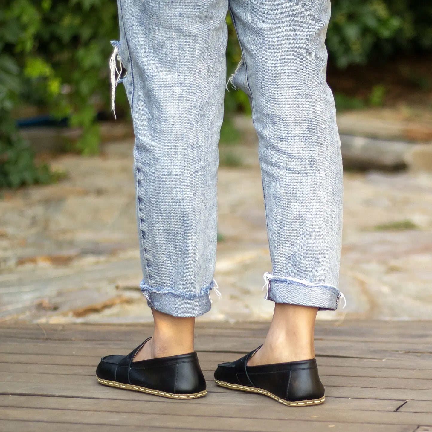 stylish barefoot earthing shoes black women