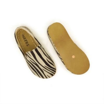 stylish barefoot shoes women zebra design