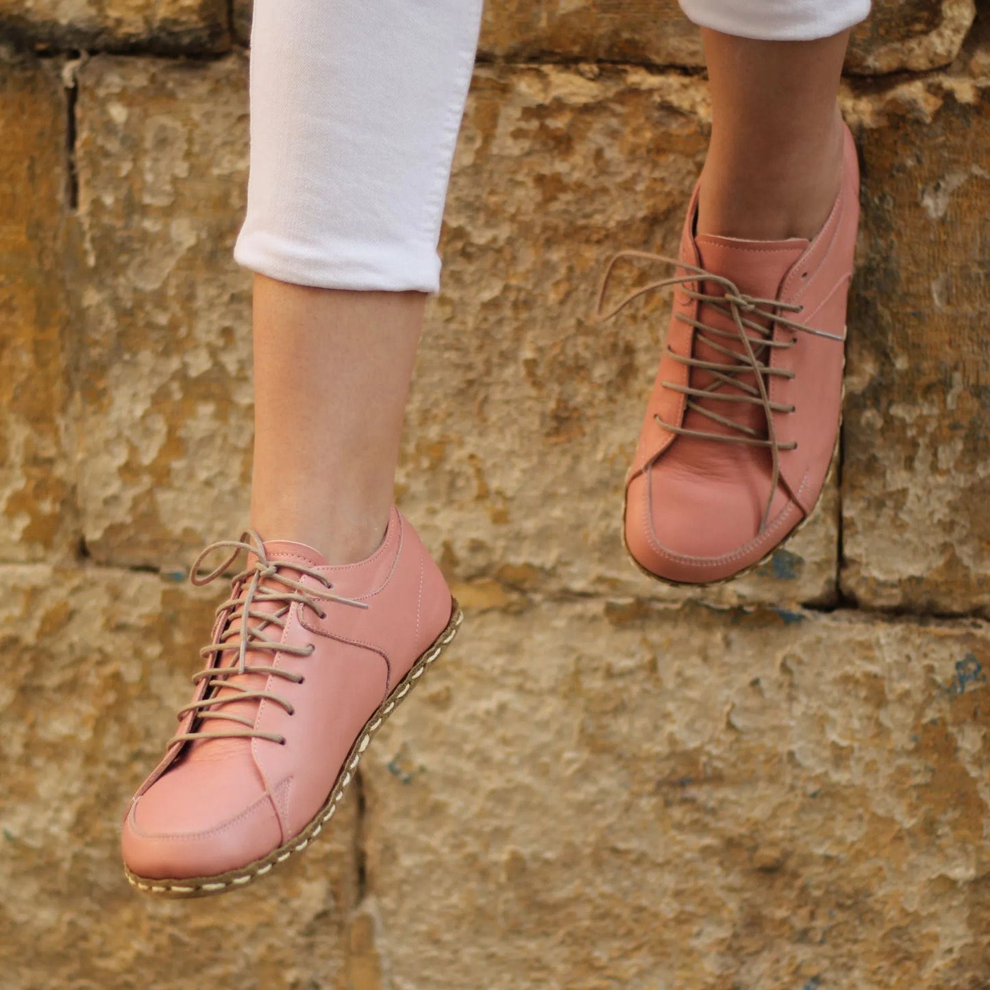 stylish barefoot sneaker light pink women