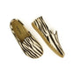 stylish grounding shoes men zebra print barefoot