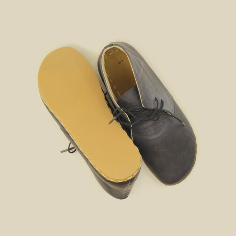 stylish mens oxford earthing boots navy blue