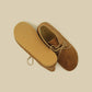 stylish womens oxford earthing boots matte brown leather design