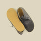 stylish womens oxford earthing boots navy blue leather design