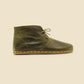 stylish womens oxford earthing boots olive green leather design