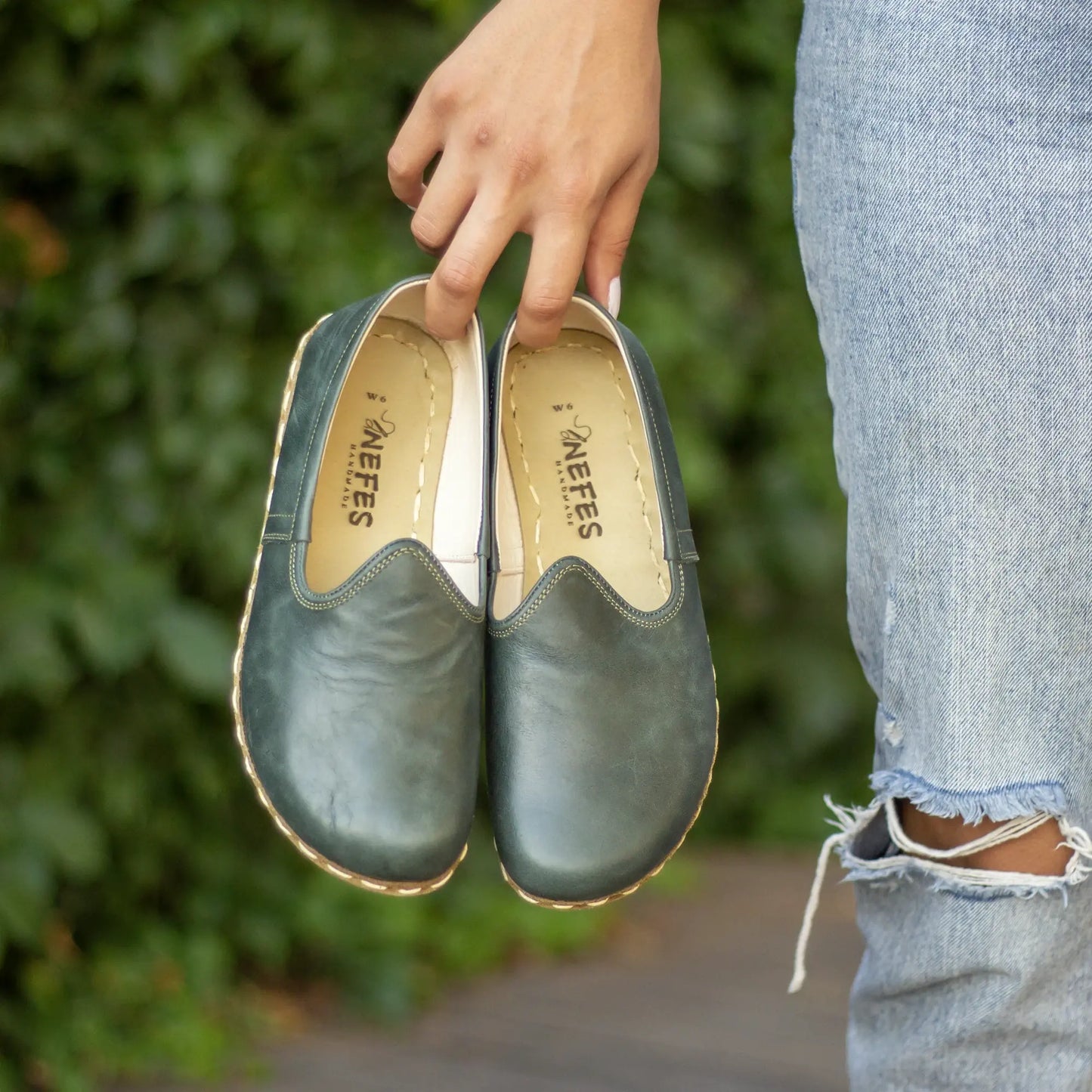 toledo green barefoot grounding shoes for women