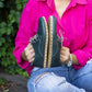 toledo green barefoot leather shoes handmade for women