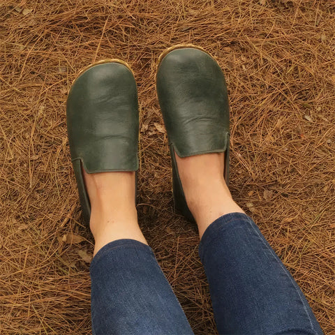 toledo green barefoot shoes for women