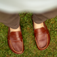 tornado brown earthing shoes for men leather