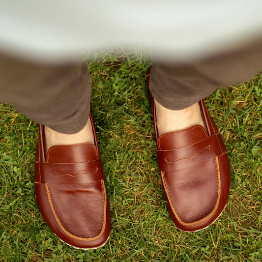tornado brown mens grounding barefoot shoes
