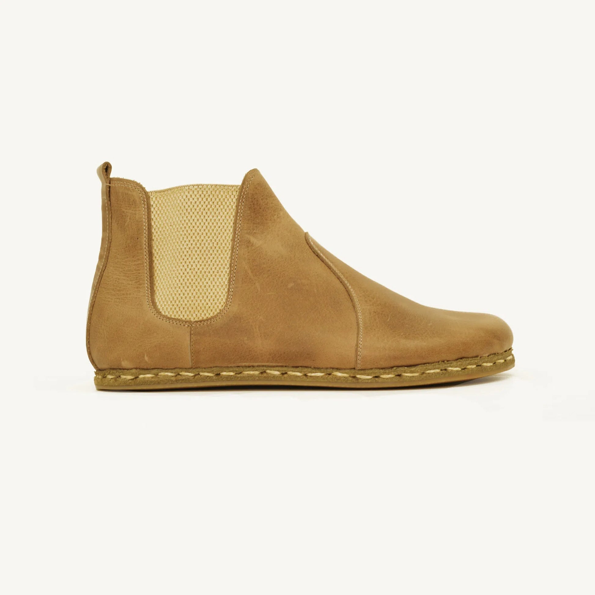 vision womens handmade chelsea barefoot leather boots